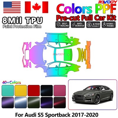Color Precut PPF Paint Protection Film For Audi S5 Sportback 2017-2020