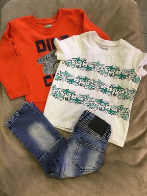 Kid's 3-Piece Clothing Lot: Jumping Beans, Garanimals & Steve Jeans
