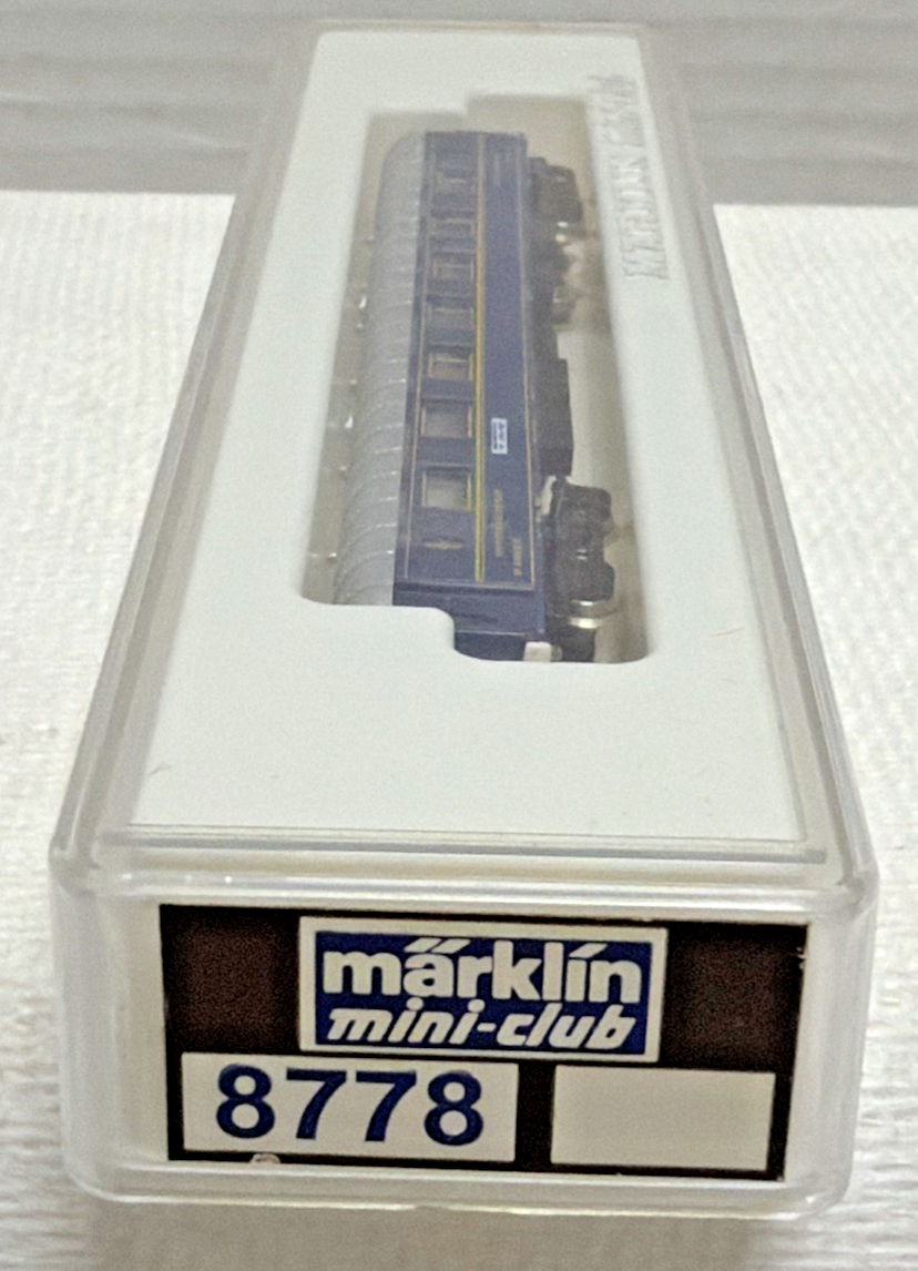 MARKLIN MINI-CLUB Z-SCALE 8778 ORIENT EXPRESS SALON BAR RAIL TRAIN