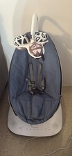 4moms MamaRoo Multi-Motion Baby Swing, Bluetooth With 5 Motions Gray -Open Box