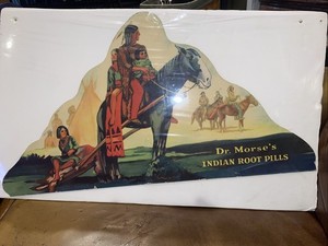 Dr. Norse’s Indian Root Pills In Store Stand Up Display 1940’s era