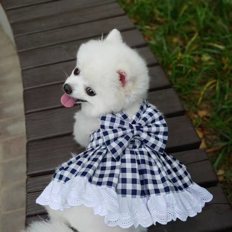 Cute Small Dog Harness Dress for Puppies and Cats Vest Clothing