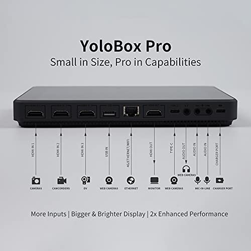 Yololiv YoloBox Pro Portable Multi-Camera Live Streaming and