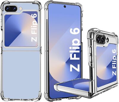 Clear Case für Samsung Galaxy Z Flip 6 Stoßfest Slim Bumper Handyhülle