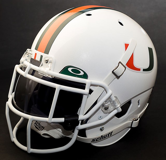 MIAMI HURRICANES Football Helmet eBay