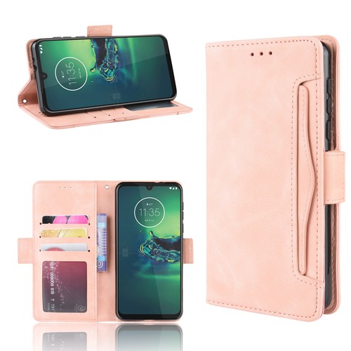 Card Slots Wallet Leather Stand Phone Case For Motorola Moto One Vision G8 Plus - Picture 31 of 45