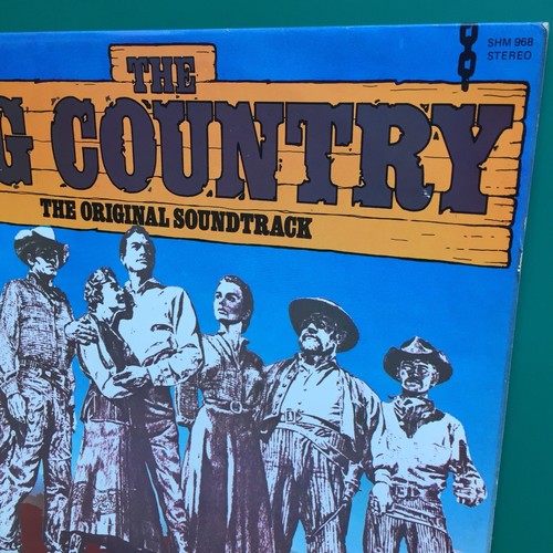 Jerome Moross THE BIG COUNTRY Epic Western Film Soundtrack Score LP Gregory Peck - Picture 3 of 12