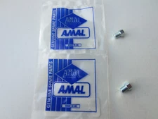 2 AMAL CONCENTRIC MONOBLOC 376 389 689 CHOKE PLUG 4/137A BSA TRIUMPH NORTON