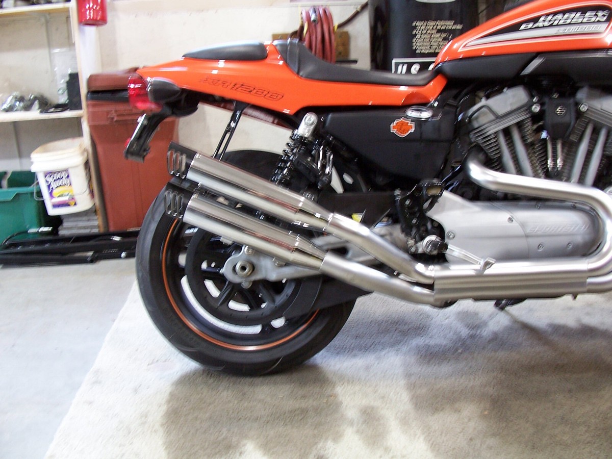 Harley Davidson XR1200 SharkRoad Full SLIP-ON EXHAUST W Harley Davidson XR1200 SharkRoad Full SLIP-ON EXHAUST W