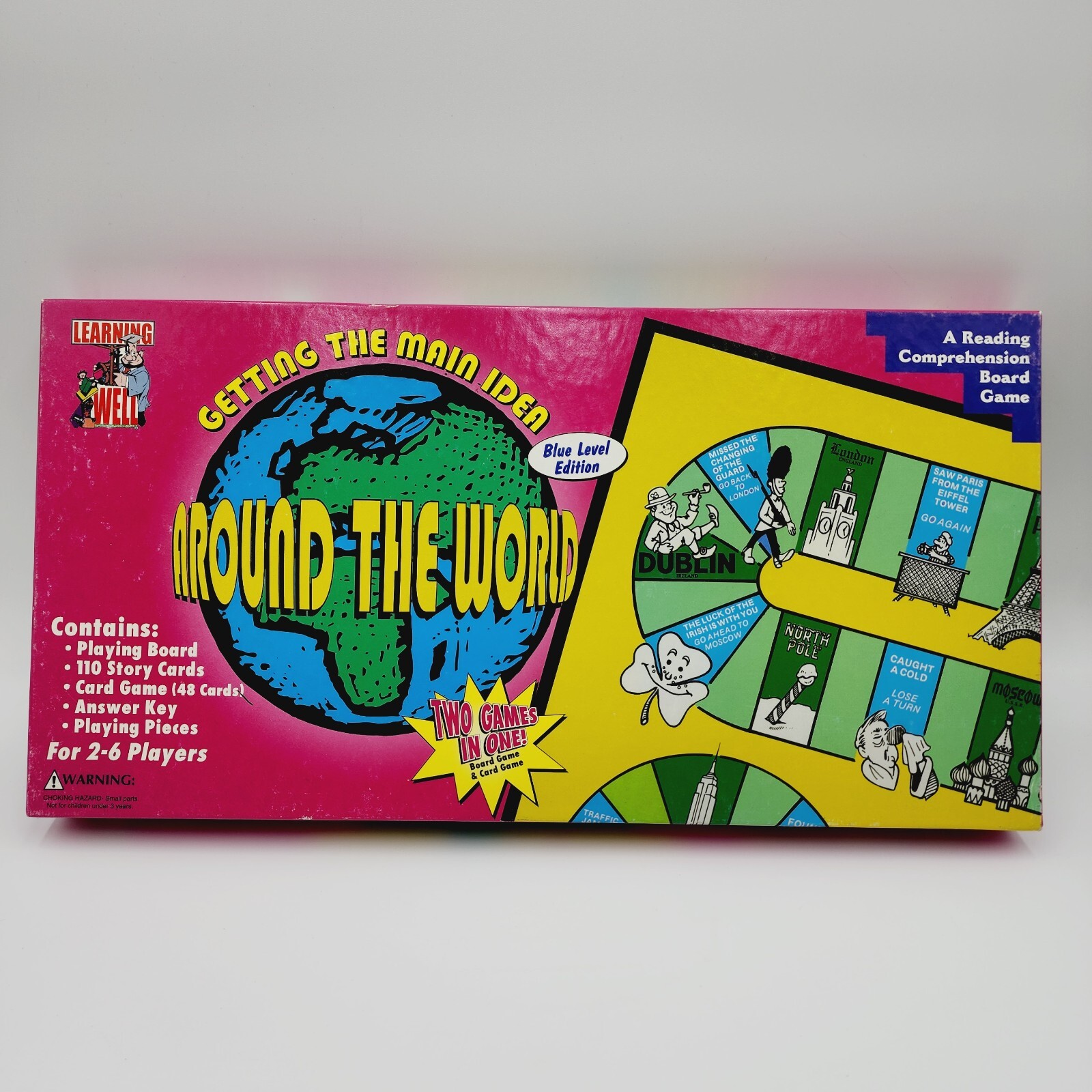 Enhance Reading Skills with Learning Well Blue Level Main Idea Global Board Game-image