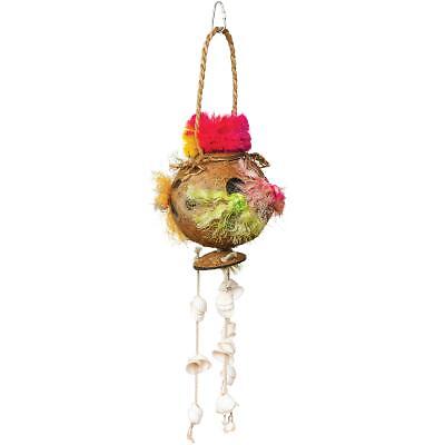 Prevue PetPrevue Hendryx 62509 Tropical Teasers Coconut Fun Bird Toy