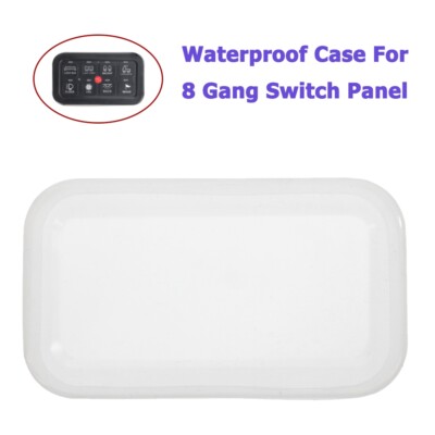 For 8 Gang Switch Panel Electronic Relay System Waterproof Case Silicone Cover