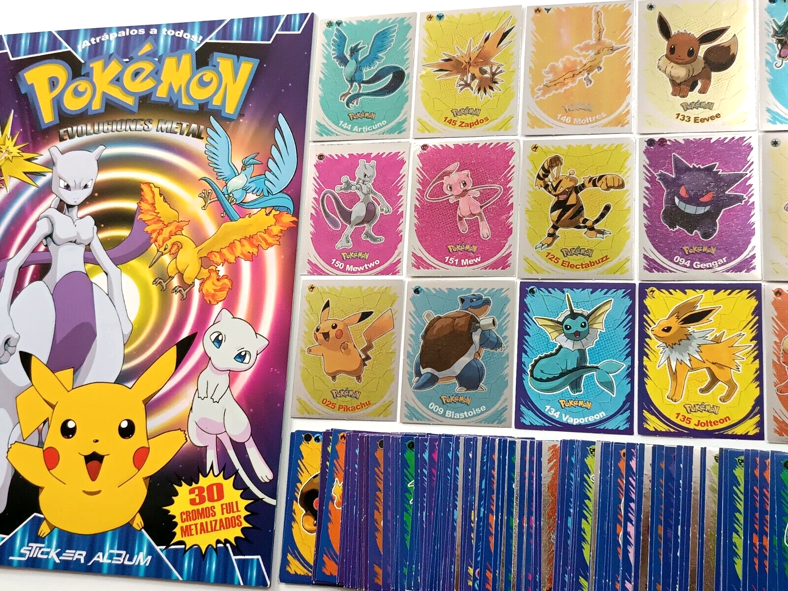 ALBUM POKEMON HOENN & SINNOH MC - Sticker + Full Set 254/254 PERU 2022  ARCEUS