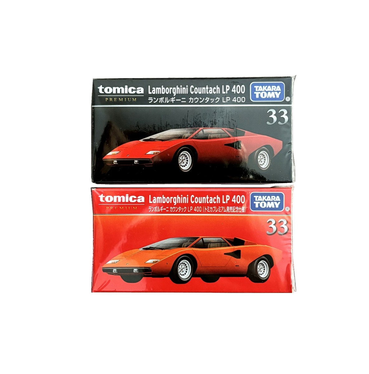 Tomica Premium TP#33 Lamborghini Countach LP 400 mini Scale