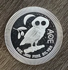 Athenian Owl Tetradrachm Ancient Greece 1 Oz Round $2 Dollars .999 Silver Coin