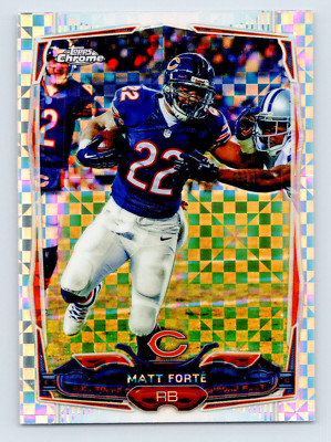 2014 Topps Chrome #46 Matt Forte X Factor Parallel Football Card