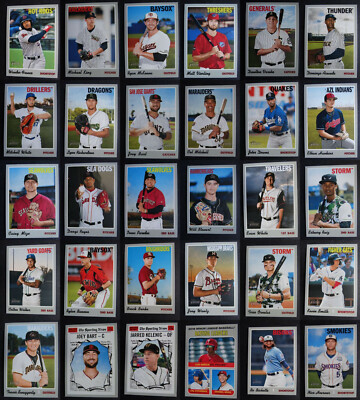 2019 Topps Heritage Minor League Baseball Cards Complete Your Set You U Pick