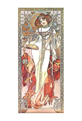 autumn Automne 1900 Alphonse Mucha art nouveau designer interior
