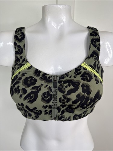 Incredible Knockout Ultra Max by Victoria Secret Sports Bra Women 34DD Front Zip
