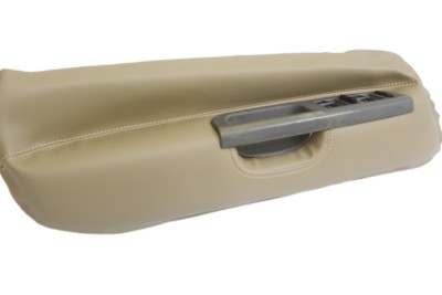 Front Door Panel Insert PVC Leather for Jetta 99-04 Beige Elec Windows