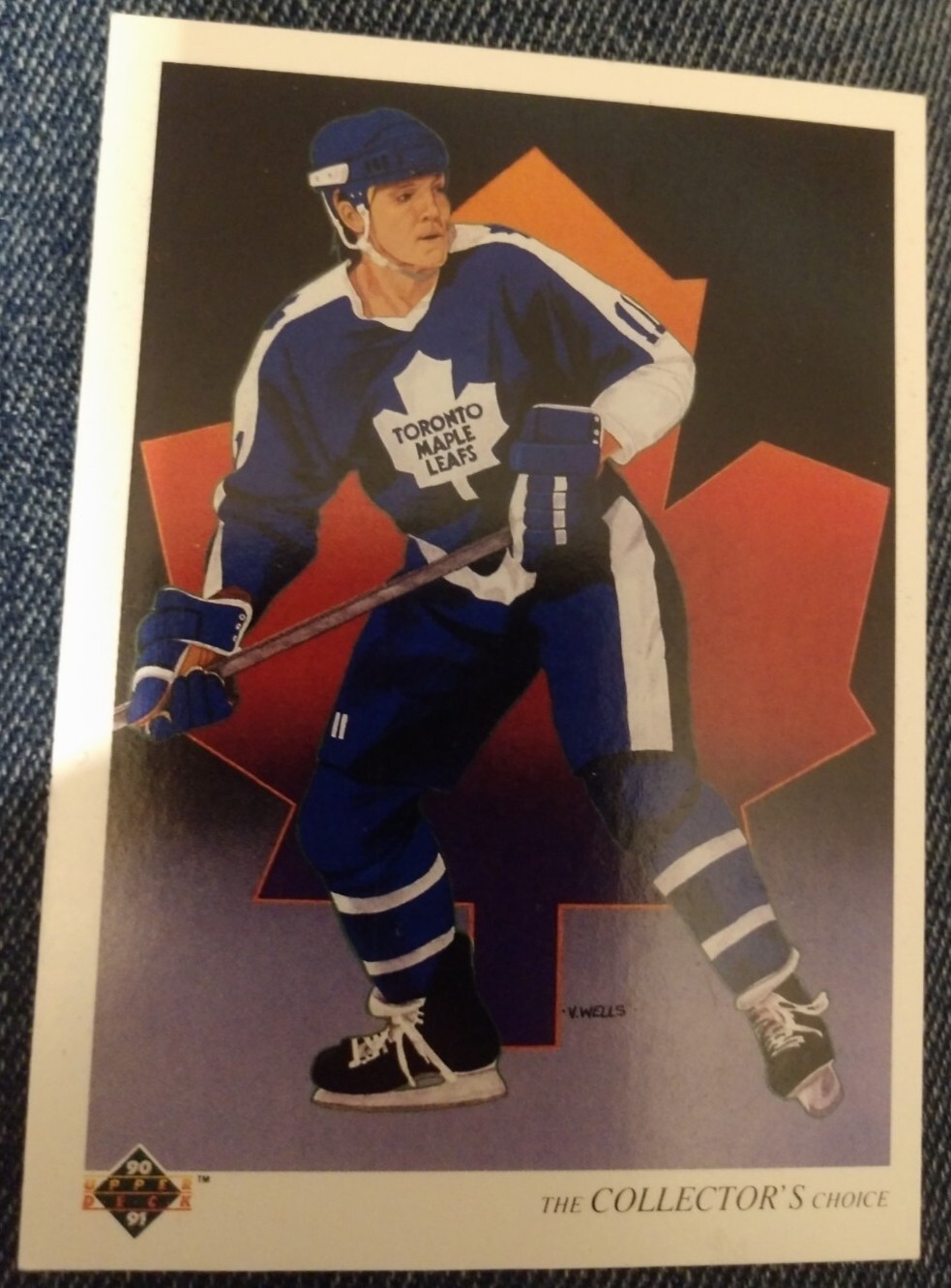 1990-91 (MAPLE LEAFS) Upper Deck French #310 Gary Leeman 