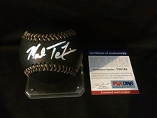 Mark Teixeira Signed Black Baseball New York Yankees Gold Glover PSA/DNA