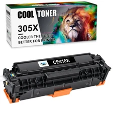 1PK Compatible with HP 305A CE410A Toner LaserJet Pro 400 Color M451nw M475dw