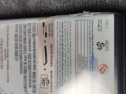 A Charlie Brown Thanksgiving Bonus Peanuts TV Blu-ray 4k Ultra HD DVD & Slipcase - Picture 7 of 14