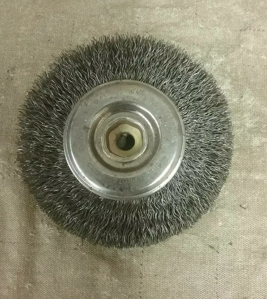 Nueva rueda de alambre fino montada Forney 4" genuina 72235 Foto 2 de 2