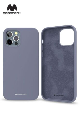 iPhone 16 15 14 13 Pro Goospery Silicone Slim Protective Soft Back Case Rubber - Picture 8 of 8