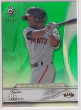 2016 Bowman Platinum Platinum Presence Green #PP7 Lucius Fox