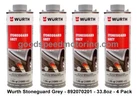 Wurth Stoneguard Grey - 4 Pack- 892070201