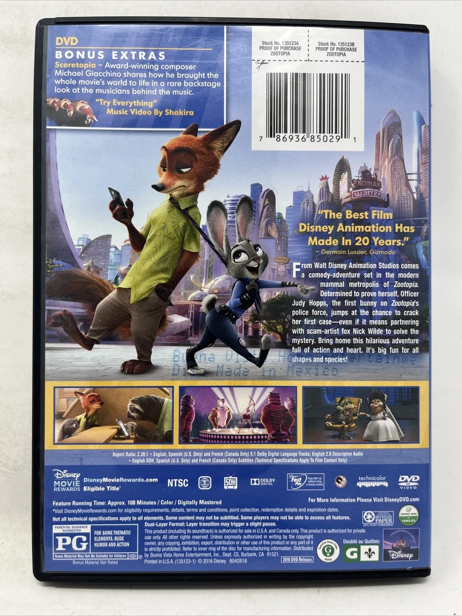 Zootopia [DVD] [2016] - Best Buy