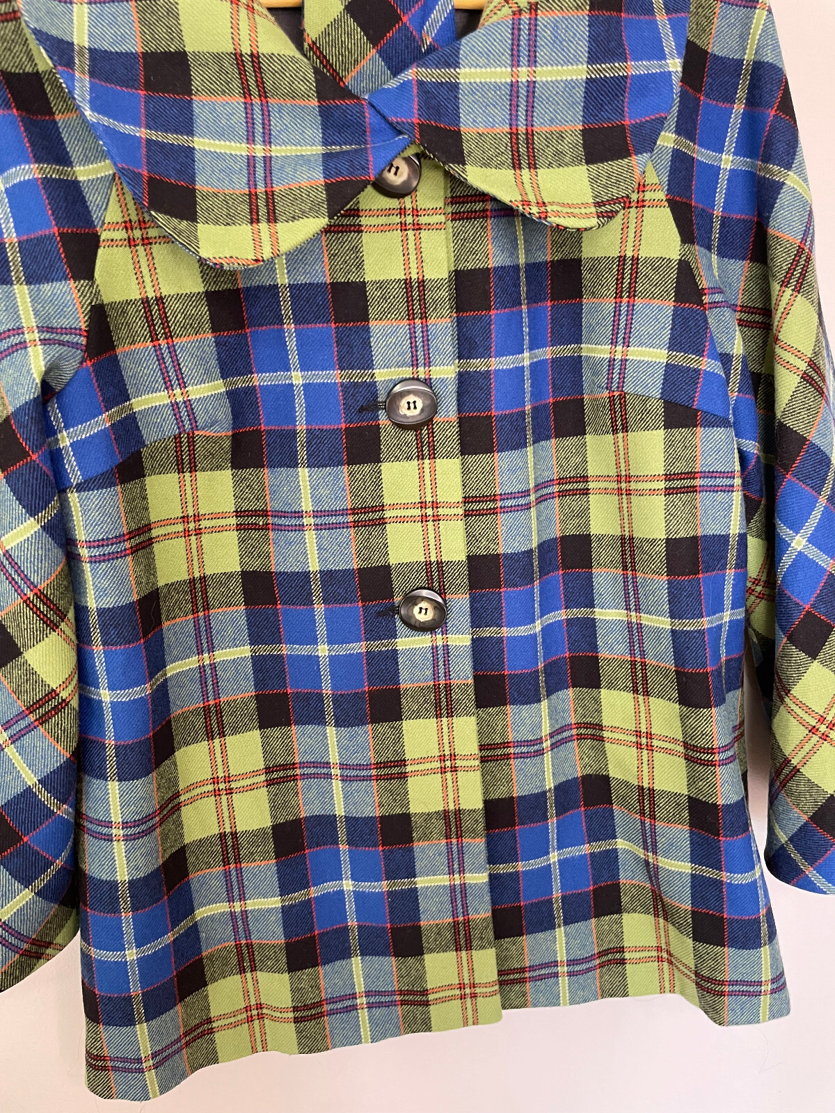 Pendleton Cape Blazer Jacket 12 Multicolor Plaid … - image 2