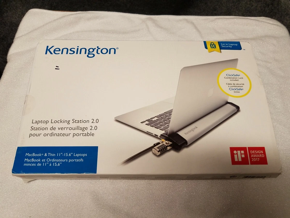 Kensington MacBook Laptop Locking Station 2.0 with Combination | eBay 