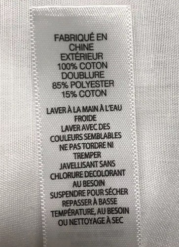 Joe Fresh Sundress White Embroiderred Bottom Dress Sz 10 P NWT (Defect) - Picture 8 of 10
