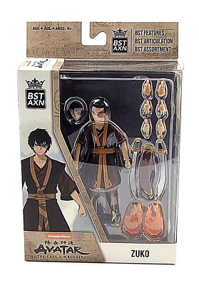 Nickelodeon BST AXN Avatar The Last Airbender Zuko Collectible Action Figure 