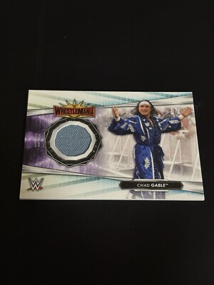 2021 Topps WWE - Mat Relics WrestleMania 35 #MR-SG Chad Gable (MEM)