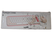 Logitech POP ICON Combo, Bluetooth Keyboard and Mouse Combo - Rose