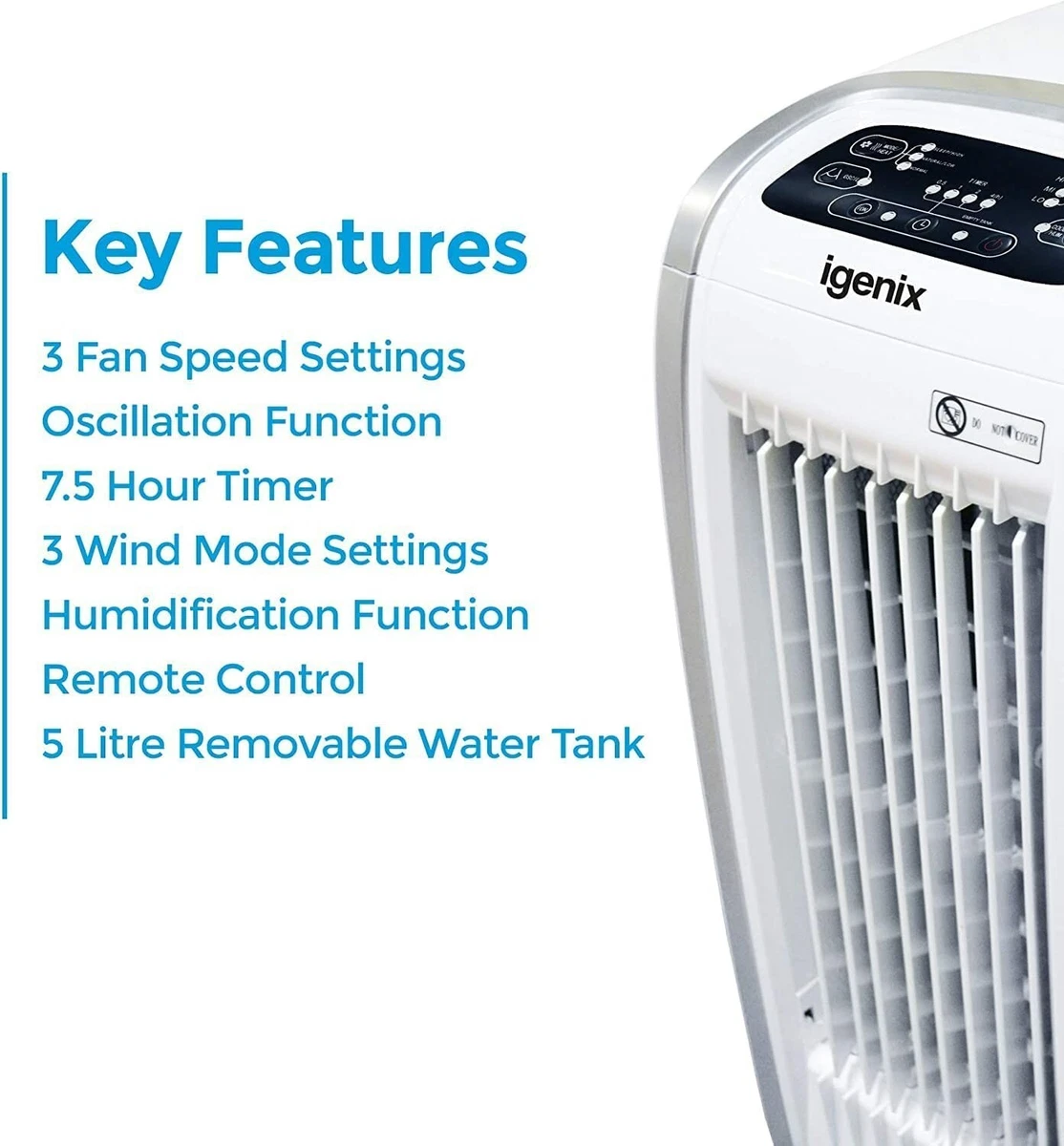 4 In 1 Evaporative Air Cooler, Igenix IG9704 **Damaged Box** | eBay