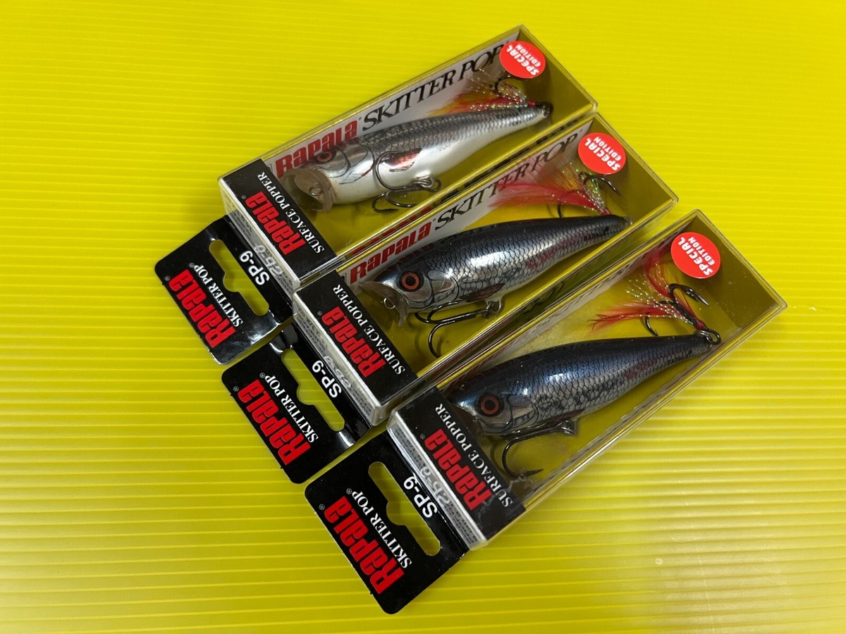 Rapala Skitter Pop SP-9 SH, Silver Shiner Special Edition Color