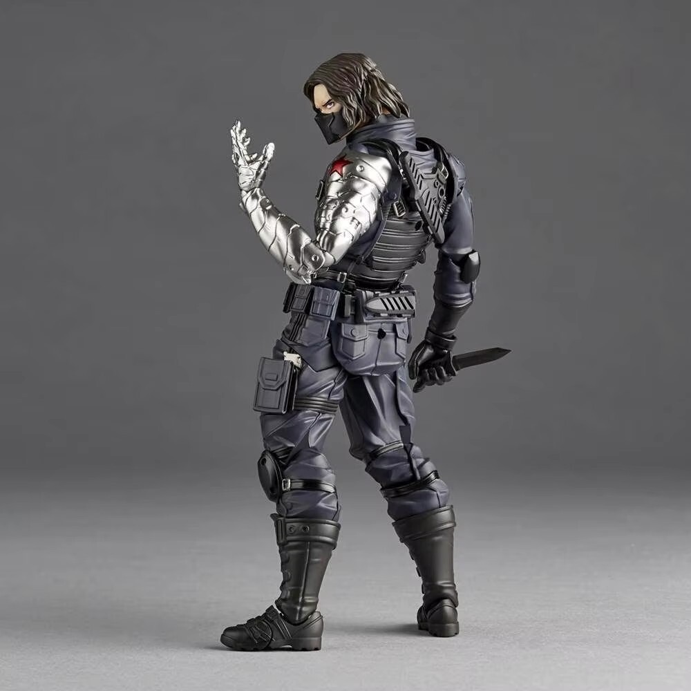 TL Toys Kaiyodo Revoltech Amazing Yamaguchi Winter Soldier Action Figure KO  Ver | eBay