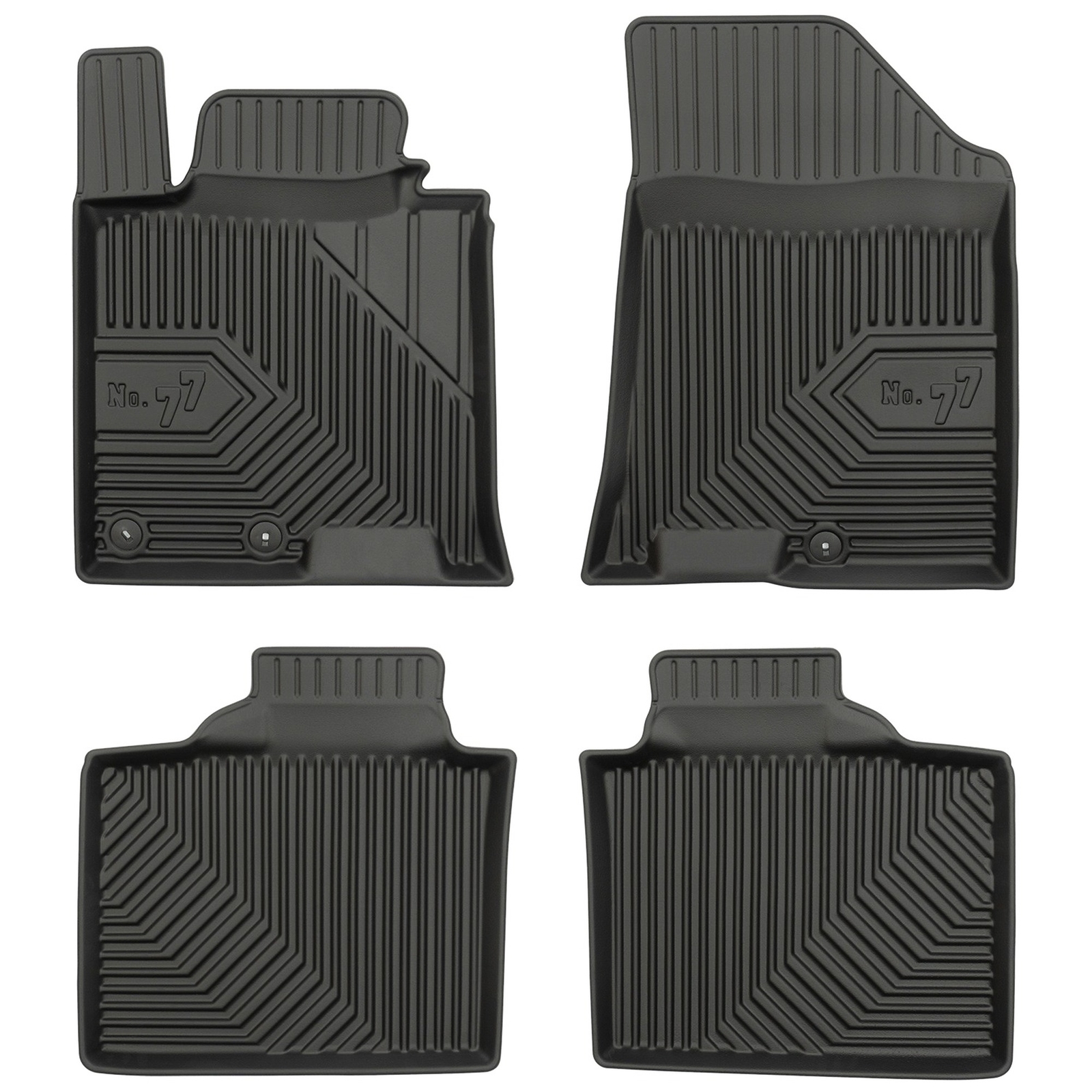 Tapis de sol TPE Frogum No.77 pour Hyundai i40 2011-2019 noir