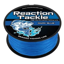 Reaction Tackle High Performance Braided Fishing Line / Braid - Dark Blue