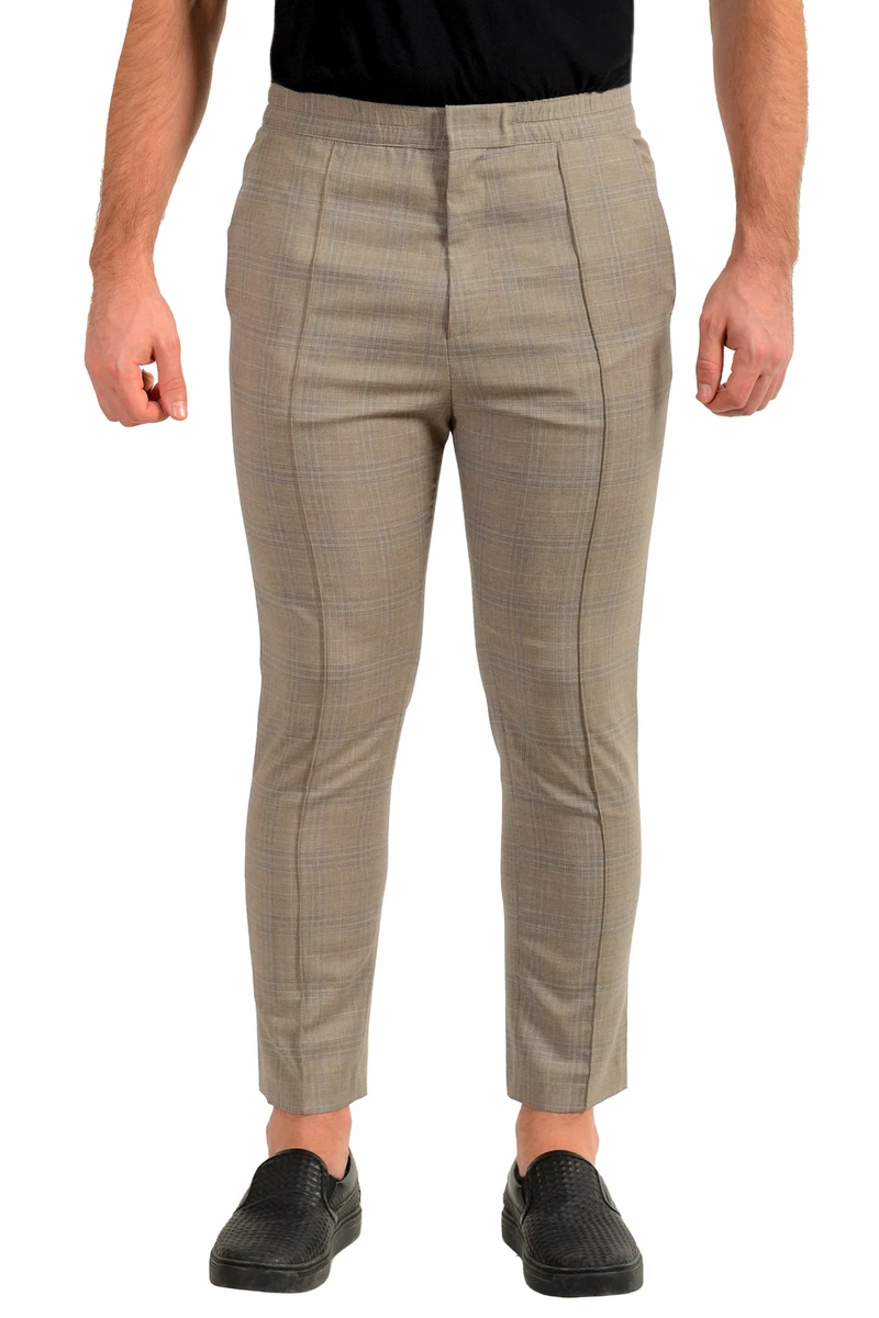 Hugo boss sale plaid pants