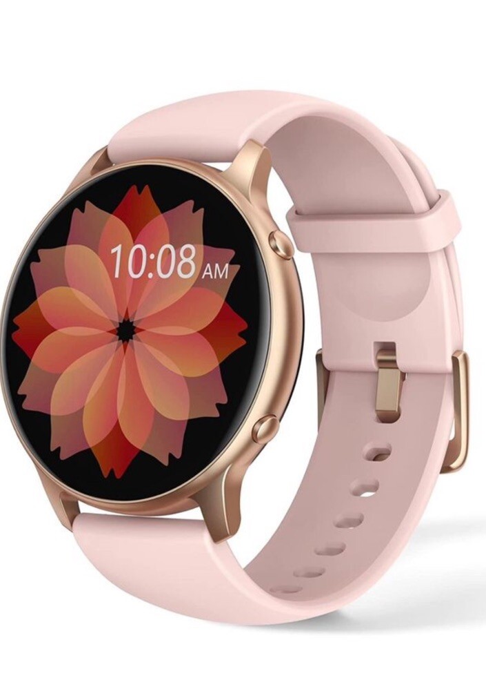 Reloj Inteligente Mujer, IP68 Impermeable Smartwatch 1,3" Rosa
