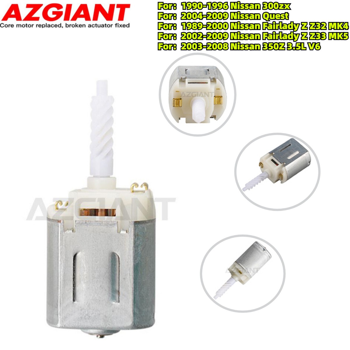 自動車 mogushione High Quality and Durable Car Door Lock Motor for 1990-1996 Nissan