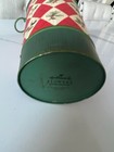 Vintage Christmas Hallmark Vase Holder w/Handles Design w/Greenery Holly 10" — photo 5