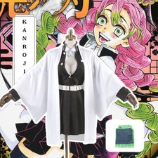 Anime Demon Slayer Kimetsu No Yaiba Cosplay Costumes Mitsuri Kanroji Kimono