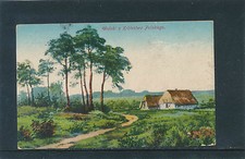 AK Widoki z Krolestwa Polskiego, Polnische Häuser, Feldpoststempel 9/4/15